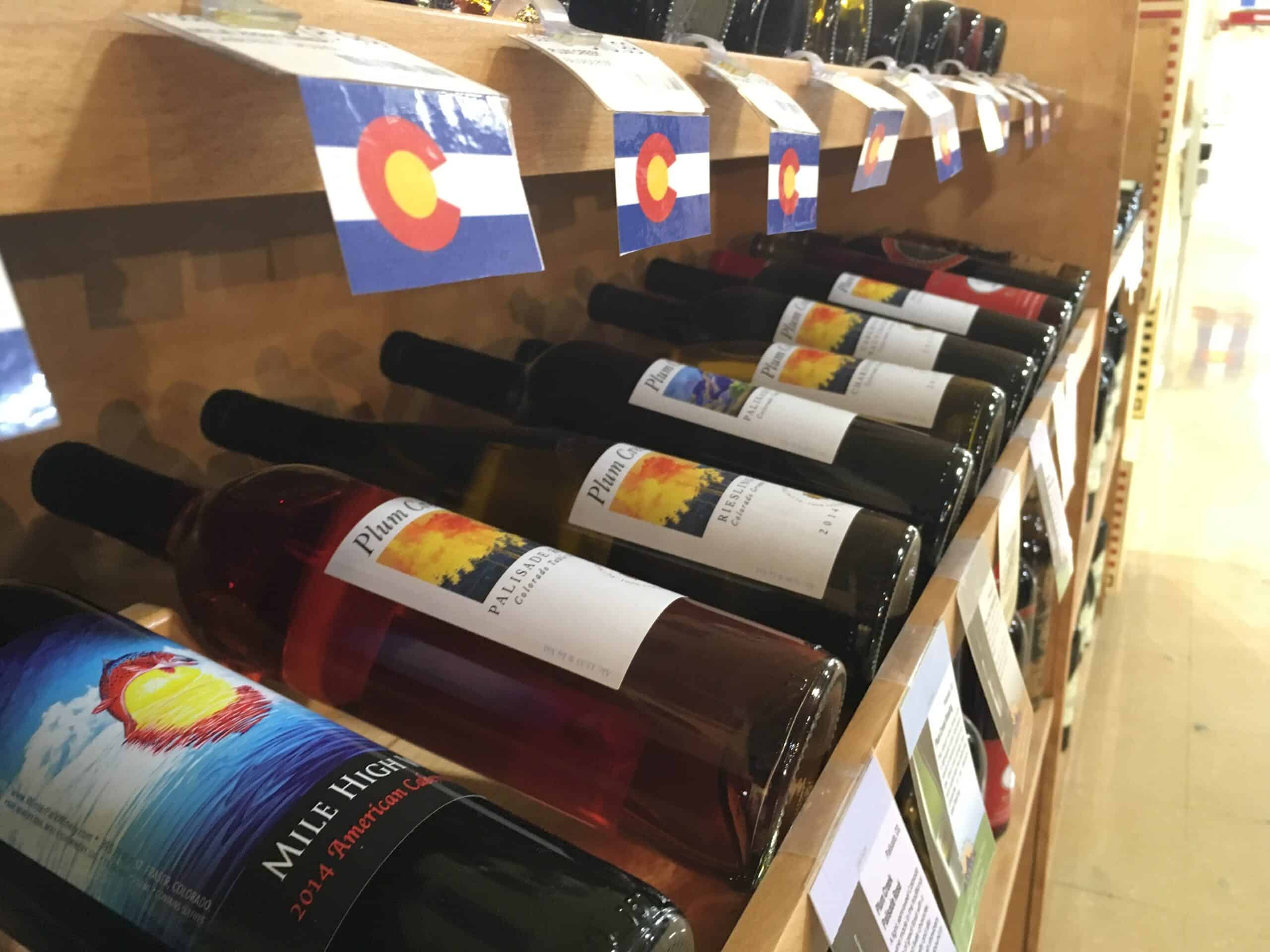 Colorado local wine selection at Wilbur's Total Beverage, the best liquor store in Fort Collins. 